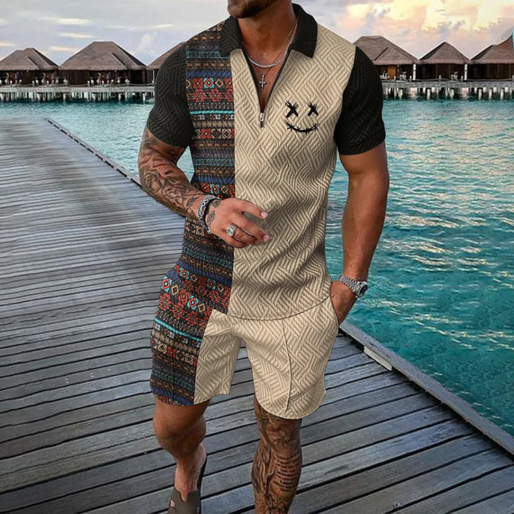 Conjunto De Verão Masculino Azure