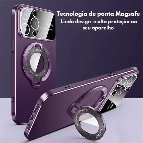 Capa de telefone com suporte magnético para iPhone - EisenShop