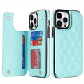 Case Carteira de couro para Iphone Puff