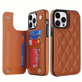 Case Carteira de couro para Iphone Puff