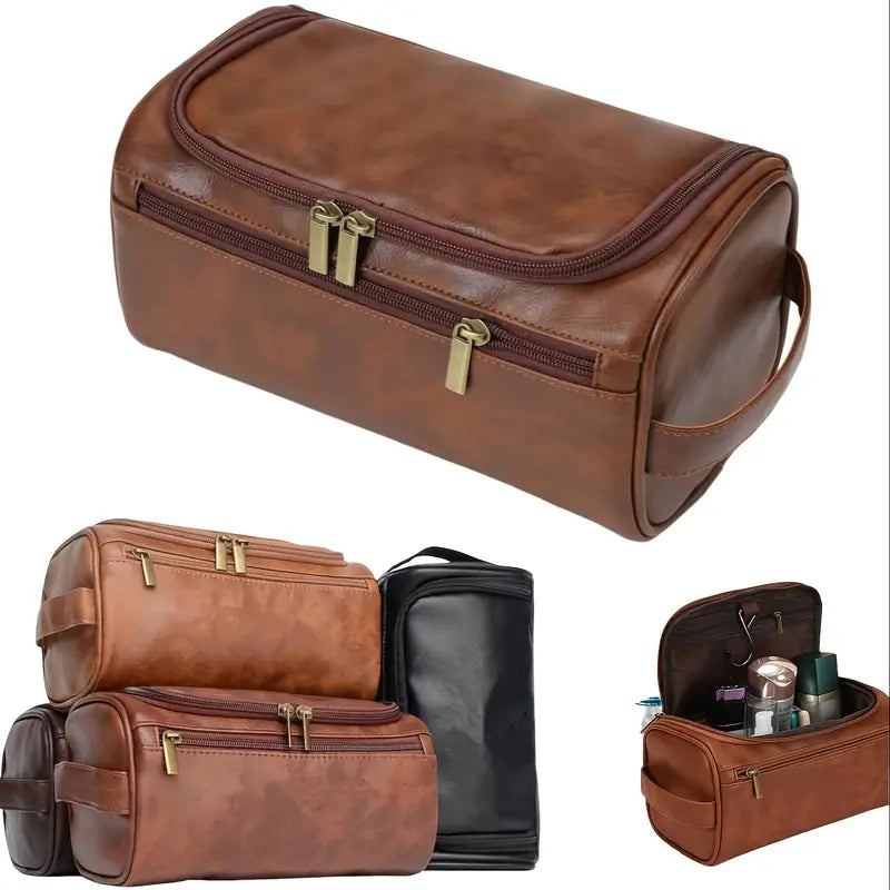 Necessaire Masculina de Couro Prestige