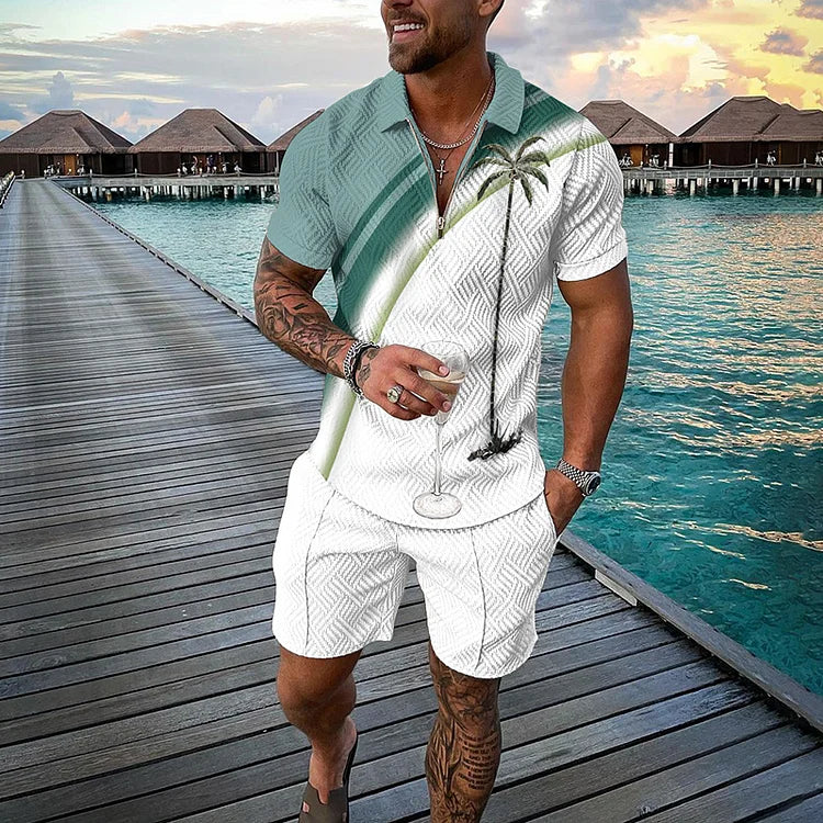 Conjunto De Verão Masculino Palm